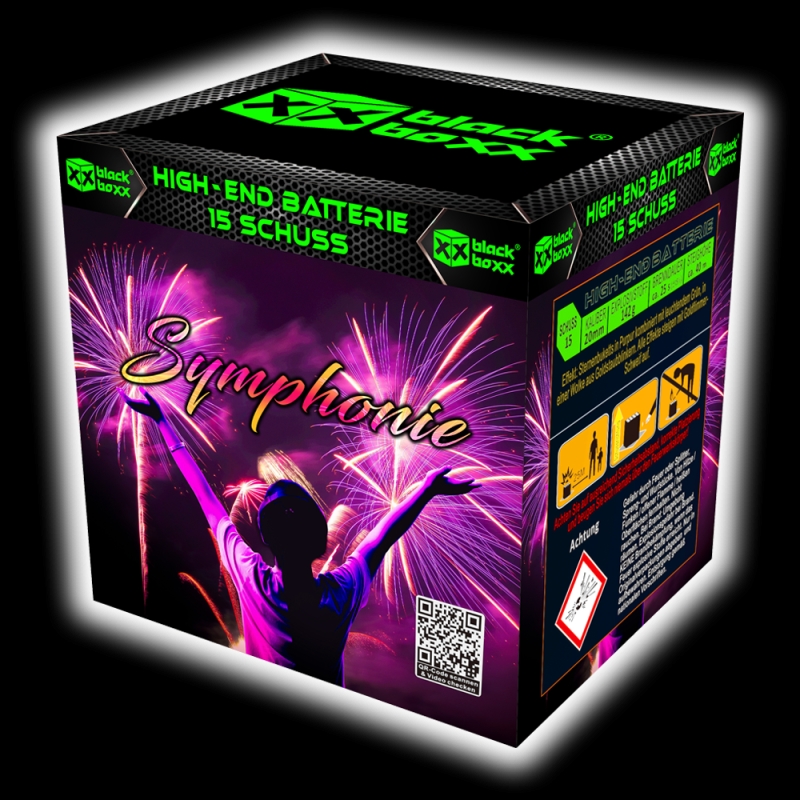 Symphonie Feuerwerksbatterie, 15 Schuss
