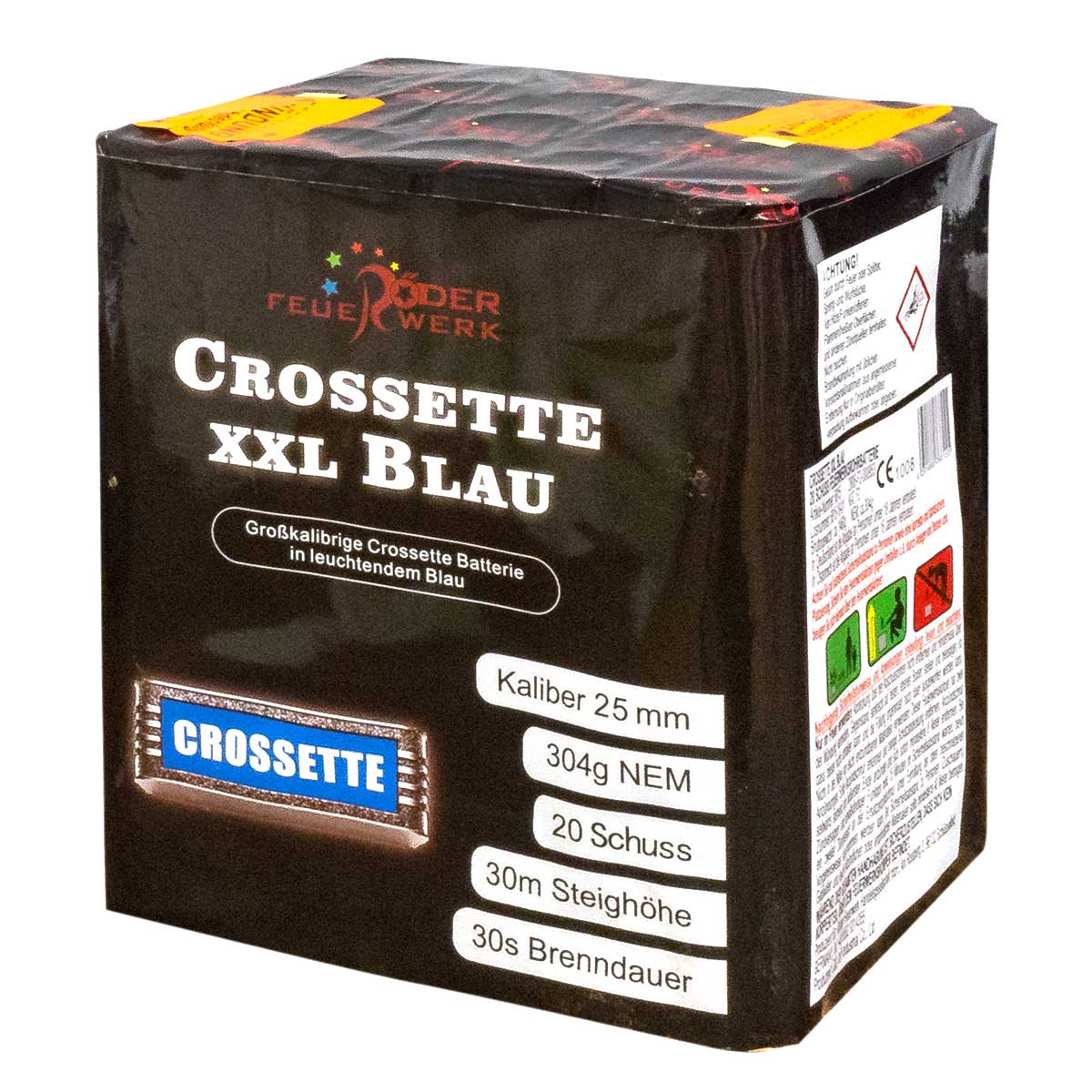 Crossette XXL Blau von Röder Feuerwerk, Batteriefeuerwerk